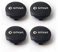 4 Pezzi Coprimozzo per Smart 450 451 453 Fortwo Forfour 60mm Coprimozzo Centrale Tappi Mozzo Accessori Resistente All'usura Durevole