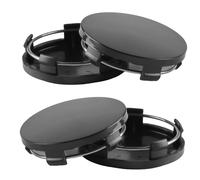 4 Pezzi Coprimozzo Ruota Centrale, ID 56mm Diametro Esterno 60mm Coprimozzo Copri, Tappi Copricerchi, Ruota Coperchio per Cerchione, Coprimozzo in ABS per Accessori Auto, nero Ruota