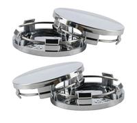 4 Pezzi Coprimozzo Ruota Centrale, ID 56mm Diametro Esterno 60mm Coprimozzo Copri, Tappi Copricerchi, Ruota Coperchio per Cerchione, Coprimozzo in ABS per Accessori Auto, Argento Ruota