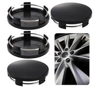 4 Pezzi Coprimozzo Ruota Centrale, per Audi A3 A4 A5 A6 A4L A6L Q2 Q3 Q5 Q7 Q8 60mm ntipolvere Protezione dalla Ruggine Centro Copricerchi,cromata Tappi Ruota Auto Stemma Accessori
