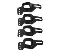 4 Pezzi Copriorecchie Staccabili per Casco Hockey Nero, PP Leggero | Protezione Orecchie, Copertura Completa, Alta Adattabilità, per Pattinaggio a Rotelle e Hockey su Ghiaccio