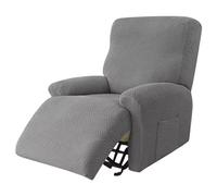 4-Pezzi Copripoltrona Relax Reclinabile Elettrica Con Tasche Fodera Per Poltrona,Universale Coprisedile Chivas Poltrona Reclinabile Relax Completo Elasticizzato, Copertura Per Poltrona ( Color : A2 ,