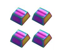 4 Pezzi Copritasti In Lega di Alluminio Copritasti Resistenti All'Usura Copritasti da Gioco DIY Copritasti con Tastiera Meccanica