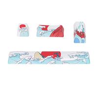 4 Pezzi Copritasti Personalizzati Modello Cartone Animato Copritasti PTB Fai da Te Interessante Kit Copritasti PTB Fai da Te Che Include Spazio, ESC, Invio E Tastierino Numerico Per Tastiere Meccanich