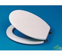 4 PEZZI COPRIVASO TAVOLETTA COPRIWATER IN LEGNO RALLENTY BIANCO SILENZIOSO