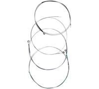 4 Pezzi Corde per Viola in Nichrome Argento, Set di Ricambio | Diametri 0, 05mm 0, 07mm 0, 03mm 0, 02mm, per Viola e Montaggi a Cappio