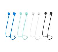 4 Pezzi Cordino per Airpods, Laccio per Airpods Pro 1 2 3 4, Cinturini Anti-smarrimento per Airpods, Accessori per Auricolari, Laccio da Collo per Attività Sportive, (Nero Bianco Blu Verde Menta)