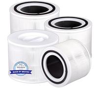 (4 pezzi) Core 300 e Core 300S Filtro di ricambio compatibile con purificatore d'aria LEVOIT Core 300 e Core 300S, filtro H13 True Hepa, filtro HEPA 3 in 1 da Filtro bianco Core300/ 300S Filtro