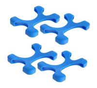 4 pezzi cover in silicone blu per hard disk esterno 2,5 pollici | protezione antipolvere e antigraffio, superficie ad alta frizione, riutilizzabili, per ufficio e uso quotidiano