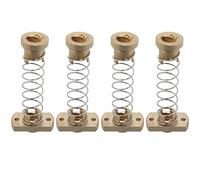 4 Pezzi CR10 Z Axis T8 Anti Gioco Caricato a Molla Dado Eliminazione Gap Ottone Dadi Acme Filettato Rod Aggiornamento Kit per Ender 3s 3 Pro 3D Stampante