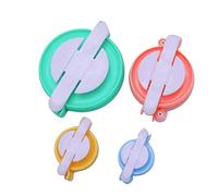 4 pezzi creatore di pom pom, set di strumenti per creare pompon Fluff Ball Weaver Pompon kit artigianale strumento artigianale per maglieria per filati di lana fai da te per