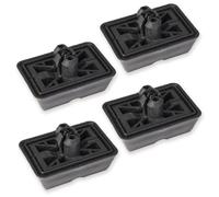 4 pezzi, cric anteriori e posteriori, rettangolari, in plastica, con supporto per veicoli, 51718268885 per BMW E36 E46 E63 E64 E65 (4 pezzi)