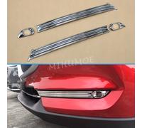 4 pezzi cromati anteriori fendinebbia copertura trim per Mazda CX5 CX-5 KF 2017-2021 auto fendinebbia lunetta accessori esterni