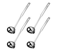 4 pezzi Cucchiaio filtro olio - Separatore di grasso in acciaio inox Colino per