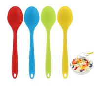 4 Pezzi Cucchiaio Silicone Cucina Colorato