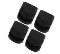 4 Pezzi Cuscinetti in Silicone Nero e Ammortizzazione Vibrazioni | Design Trasparente Invisibile, Adatti a Piedi Giradischi e Coperture, per Collezionisti e Appassionati