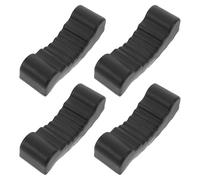 4 Pezzi Cuscinetto per Cric Auto 6 Ton in Gomma Antiscivolo Nero