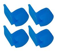 4 Pezzi Cuscino Poggiapollice in Silicone Blu, Supporto | Impara Clarinetto, Uso Confortevole e Presa Stabile, Accessorio Blu in Silicone