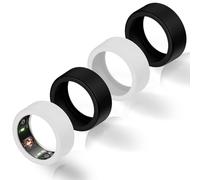 4 Pezzi Custodia ad Anello in Silicone Coperture per Anelli Compatibile con Oura Ring Gen 3/Samsung Galaxy Ring/Anello Air/RingConn AntiGraffio Anti-Caduta Accessori per Le Dita S (6/7/8/9/10)
