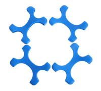 4 Pezzi Custodia Protettiva per Disco Rigido Portatile in Silicone | Assorbimento Urti e Protezione Angoli, Superficie Testurizzata ad Alta Presa, per SSD HDD e Cavo USB