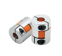 4 pezzi D20 L25 4 5 7 8 9 10 mm 2 griffe ragno accoppiamento flessibile prugna giunto for stampante 3D CNC frizione albero motore passo-passo(4X6.35)