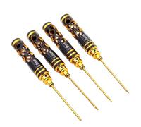 4 pezzi da 1,5 mm 2,0 mm 2,5 mm da 3,0 mm Set di cacciaviti esagonale compatibile con la barca per auto in elicottero per droni da corsa RC Parti RC Mormatura a nido d'apesposta