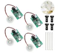 4 pezzi da 20 mm produttore di nebbia a ultrasuoni Fogger atomizzatore, mini modulo umidificatore, produttore di nebbia, nebulizzatore Mist Maker, piastra per film accessori, umidificatore guarnizione