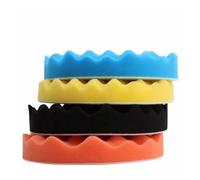 4 pezzi da 3/4/5/6/7 pollici, tampone di lucidatura in spugna, kit di lucidatura a cera for lucidare orologi, auto, vetri(3 Inches 80mm)