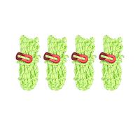4 Pezzi da 4 Pezzi da 4 mm in Poliestere, Corde da Campeggio Riflettenti Esterne Portatili per Tende da Campeggio, Corde da Campeggio, Amache (Verde)