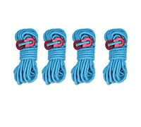 4 Pezzi da 4 Pezzi da 4 mm in Poliestere, Corde da Campeggio Riflettenti Esterne Portatili per Tende da Campeggio, Corde da Campeggio, Amache (Blu)
