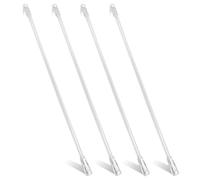 4 pezzi da 44 pollici, bacchetta cieca per finestra, bacchetta verticale di controllo della bacchetta, bacchetta di ricambio con gancio e impugnatura, accessorio apripersiane