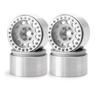 4 pezzi da 4pcs da 1,9 pollici di bordo per la ruota di beadlock estesi mozzi di ruote da 35 mm compatibili con 1 a 10 modelli di auto crawler RC come Wraith TRX6 4WD OFF RABLE VEICOLI(Silver)