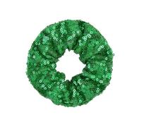 4 pezzi da donna con paillette, elastici per capelli, per capelli a forma di intestino crasso, elastici per capelli, corda per capelli, copricapo da donna, per uso quotidiano, verde