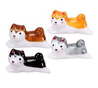 4 pezzi Day Usa i porta bacchette a forma di forcella a forma di cane riposa un