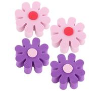 4 Pezzi Decorazione Antenna Auto Fiore Margherita Eva Topper | 2 Colori, Visibilità Migliorata, Design Resistente al Vento, Uso su Antenna