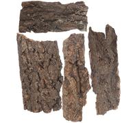 4 Pezzi Decorazione Corteccia Rettili Piattaforma Arrampicata | Aspetto Naturale e Ruvido di Corteccia D'albero, Forma Casuale, per Serpenti e Rettili in Terrario
