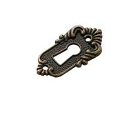 4 pezzi decorazione retrò codice piastra di blocco in lega 45 x 23 mm cassetto chiave angolo asta baia Per Cassetti(Color 2)