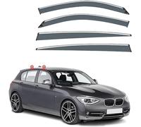 4 Pezzi Deflettori Aria per BMW 1 Series Hatchback MK2-F20 2012-2018, Deflettori Antivento Anteriori e Posteriori Visiere Parasole Parapioggia Paravento