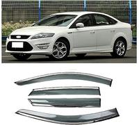 4 Pezzi Deflettori Aria per Ford Mondeo CHIA-X 2011-2012, Deflettori Antivento Anteriori e Posteriori Visiere Parasole Parapioggia Paravento