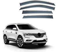 4 Pezzi Deflettori Aria per Renault Koleos HC 2017-2020 2021 2022 2023, Deflettori Antivento Anteriori e Posteriori Visiere Parasole Parapioggia Paravento