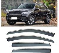 4 Pezzi Deflettori d'Aria Compatibili per Mercedes Benz GLE 2020-2021, Paravento Antivento Antifumo Laterale Parasole Accessori