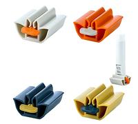 4 Pezzi Dentifricio Squeezer, Dentifricio Spremiagrumi, Dispenser di Dentifricio, 4 Colori, Materiale ABS, Riduci Gli Sprechi, per Dentifricio, Crema per le Mani, Lozione, Tinture per Capelli