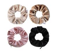 4 Pezzi Di Acconciatura In Velluto, Anelli Per Capelli Con Borse, Anelli Di Capelli Portatili Creativi, Accessori Per Acconciatura, Accessori Per Capelli Da Donna.