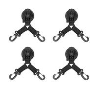 4 pezzi di ancoraggio a ventosa, ventosa per tenda da campeggio resistente con gancio di fissaggio a doppia testa, ventosa riutilizzabile per esterni per tettuccio di auto o superf