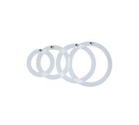 4 pezzi di anelli muti per batteria accessori pratici parti di batteria