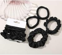 4 Pezzi Di Anelli Per Capelli In Seta Di Gelso, La Seta È Morbida Ed Elastica, Riduce La Trazione E Non È Facile Da Rompere, Legare I Capelli Ogni Giorno E Rilassarsi A Casa.