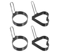 4 pezzi di anelli per realizzare stampi da cucina per pancake, per friggere