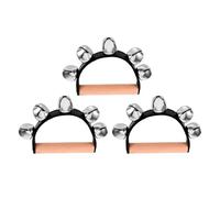 4 pezzi di campanello a mano che scuote il tamburello strumento musicale a percussione educativo for adulti festa danza spettacolo Per Scuola Party