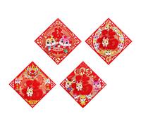 4 pezzi di Capodanno cinese FU carattere adesivo per porta decalcomania per