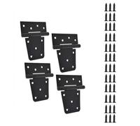 4 pezzi di cerniera per porta resistente da 3,5 pollici di spessore, cerniera per cancello da giardino, cerniera per porta del fienile per mobili